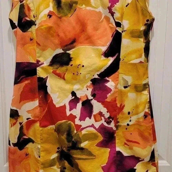 Apt 9 Flowered Mini Dress Ready for Spring Size 16 - Picture 3 of 4